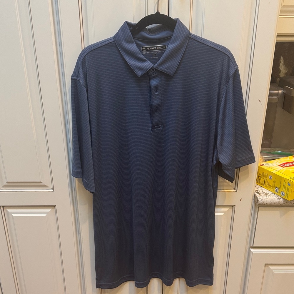 PGA Tour Men's Navy Polo Shirt